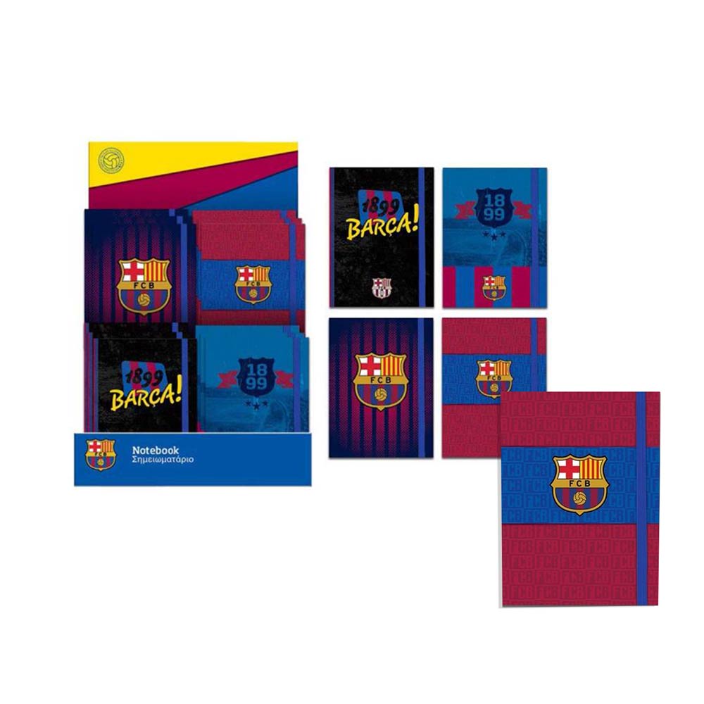 Notepad with rubber 10x13,5cm Barcelona 