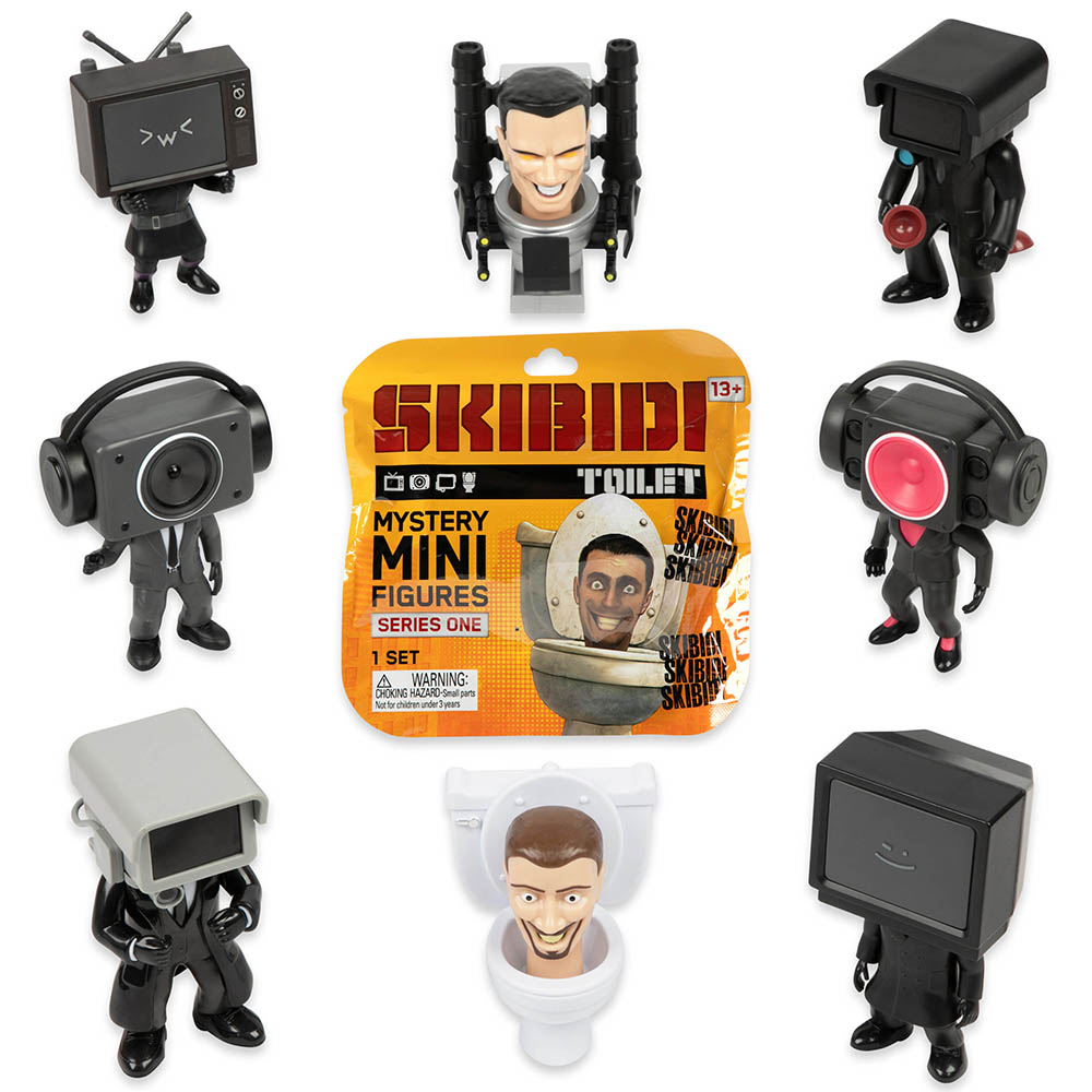 Skibidi toilet mini skrivnostna figura 