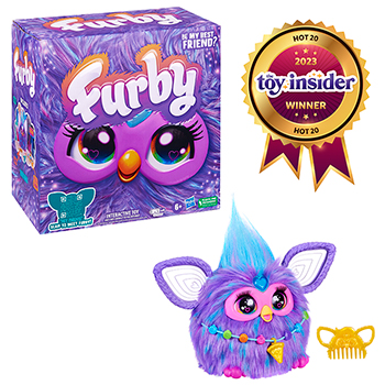 Fur Furby internaktivni pliško Vijoličen 