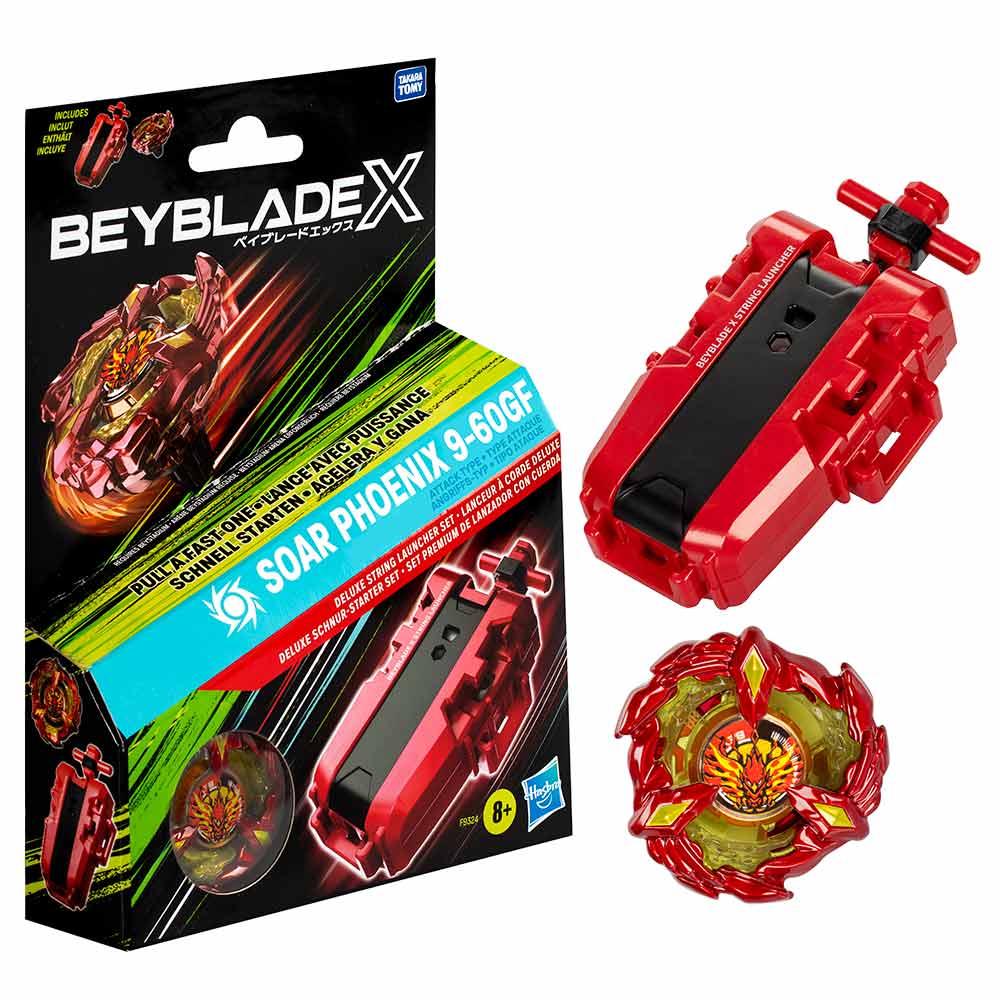 Beyblade X deluxe izstreljevalnik set 