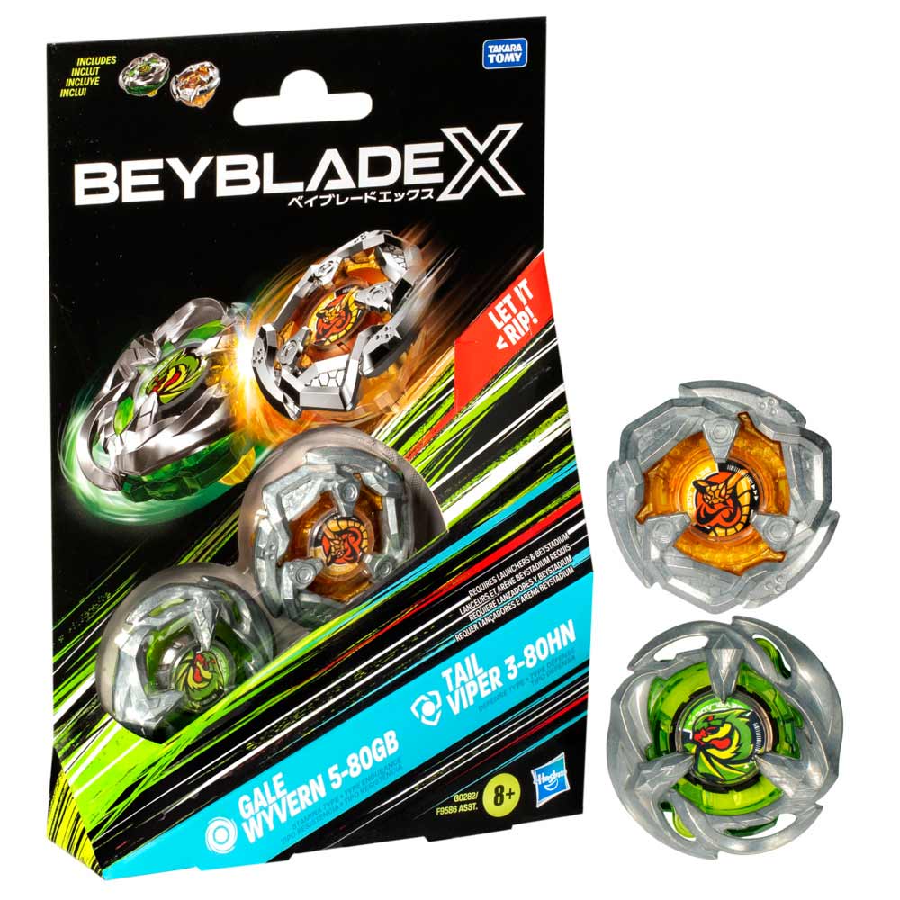 Beyblade X dvojni set Gale vs Tail Viper 