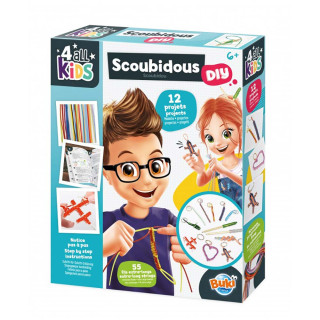 Buki 4 Kids ustvarjalni set Scoubidou 